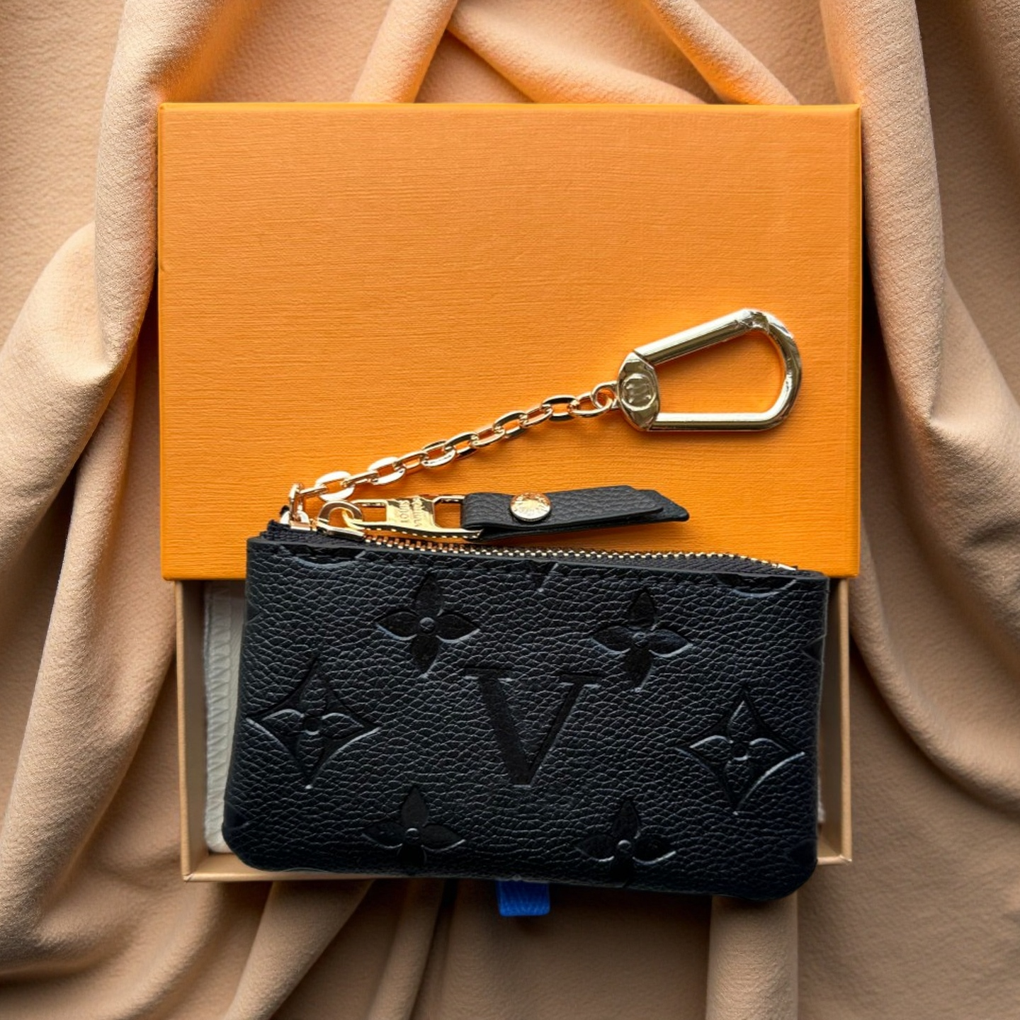 Designer Keychain Wallet Key Chain Hang Bag Charm Keyring Keychains hang Leather Designers Women Men CoinPurse Alloy Pendant Portachiavi Key Ring
