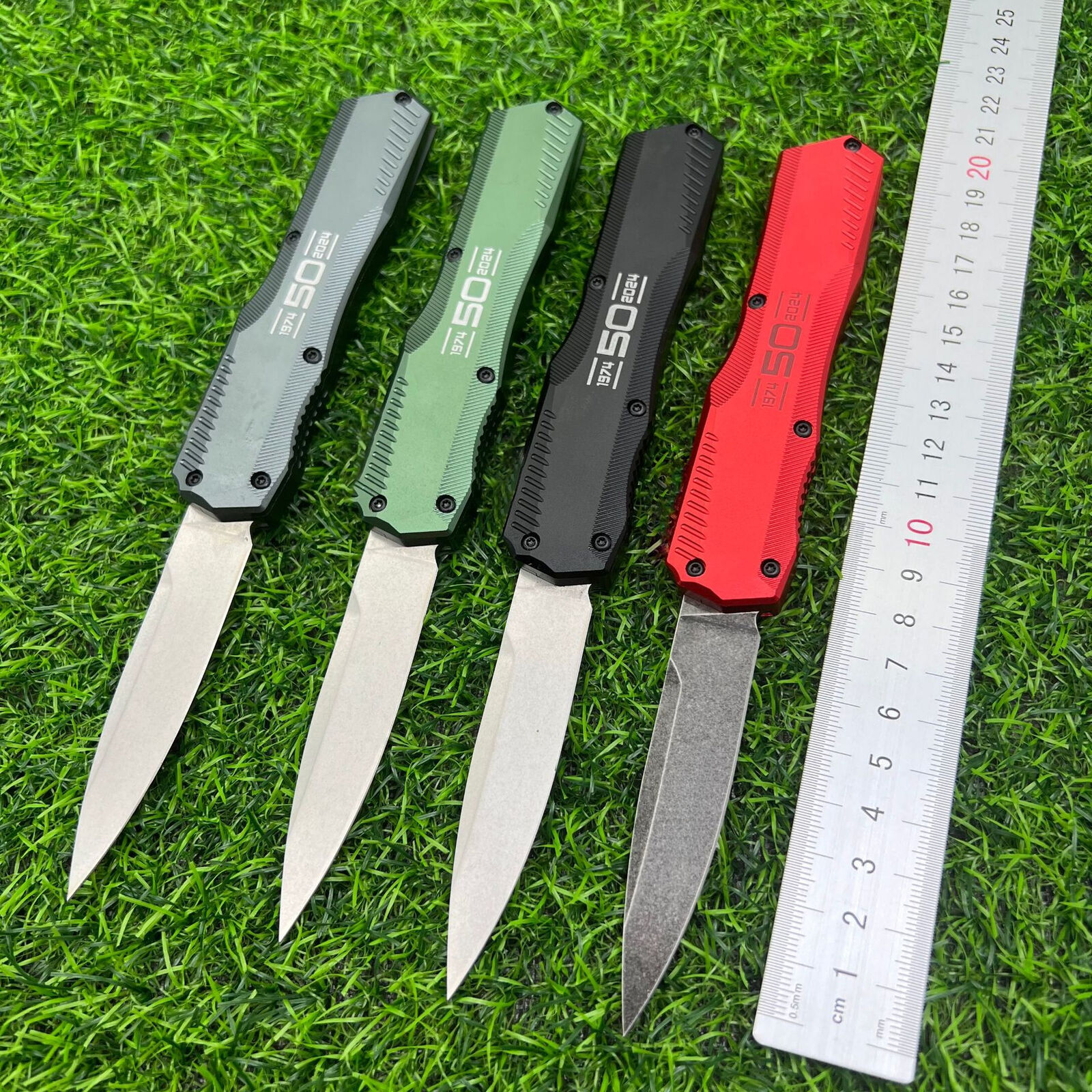 KS 9000 K50 Pocket Knife 20CV Steel Blade T6 Aluminum Handle Outdoor EDC Camping Knife Survival Hunting Tools