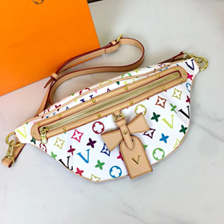 2026 Designer luxury Waist Bag Bumbag Belt Mens Backpack Tote Crossbody Purses Messenger Men Handbag Fashion Wallet Fannypack Back Grid Crossbody Bag Code DustBag L