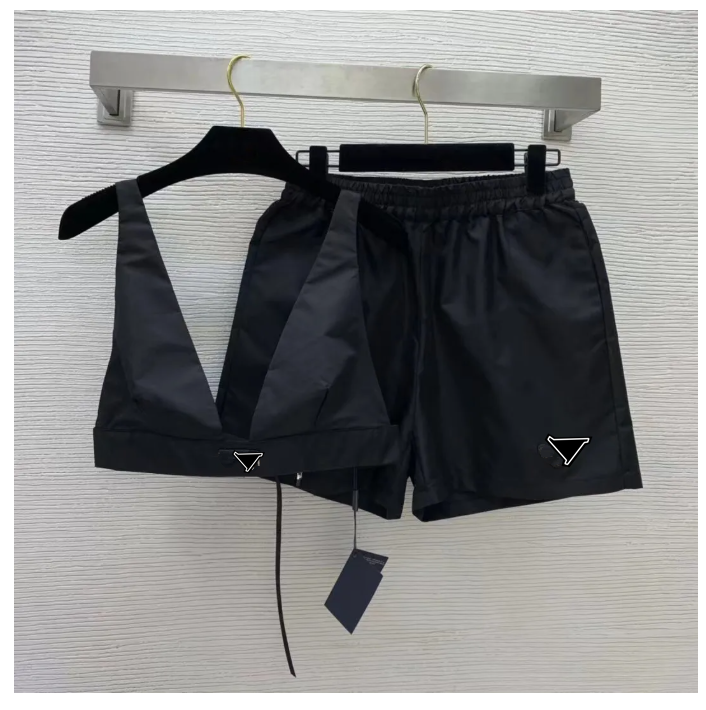 Sexy 20264 Luxury Women's Tracksuits Fashion Designer Triangle Bra Short Pants Set Chest Size Bathing Suits