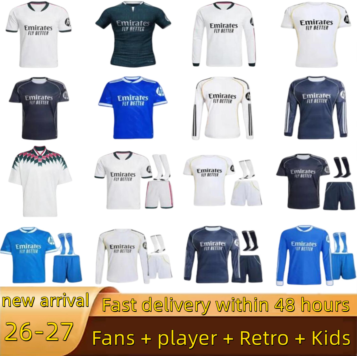 Reals Madrid kits 26 27 MBAPPE VINI JR Soccer jerseys BELLINGHAM VALVERDE RODRYGO 2025 2026 2027 camiseta ReAlMadrid long sleeve ARDA GULER TRENT Football shirt kids
