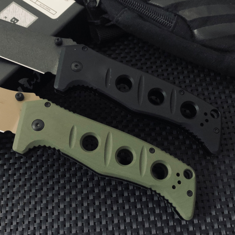 New BM 275 Adamas Folding KnifeOutdoor Tactical Knife Camping Practical Hunting EDC Tool D2 Blade G10 Handle with Pocket Clip
