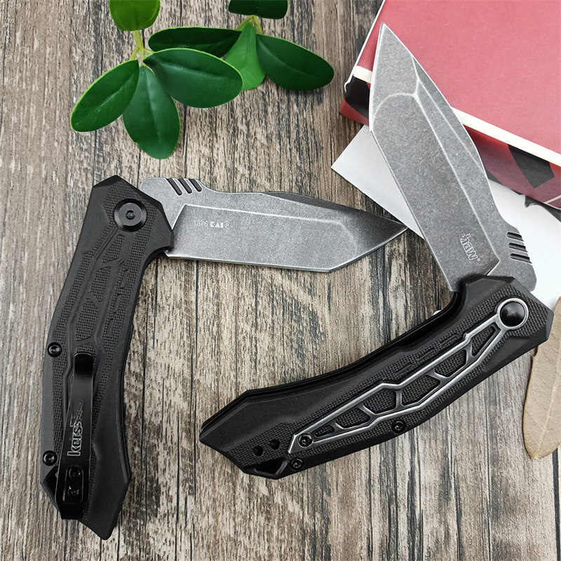 1376 Convenient Fishing Nylon Brazing Handle Outdoor Camping Hunting fishing BBQ Survival EDC Folding Knife