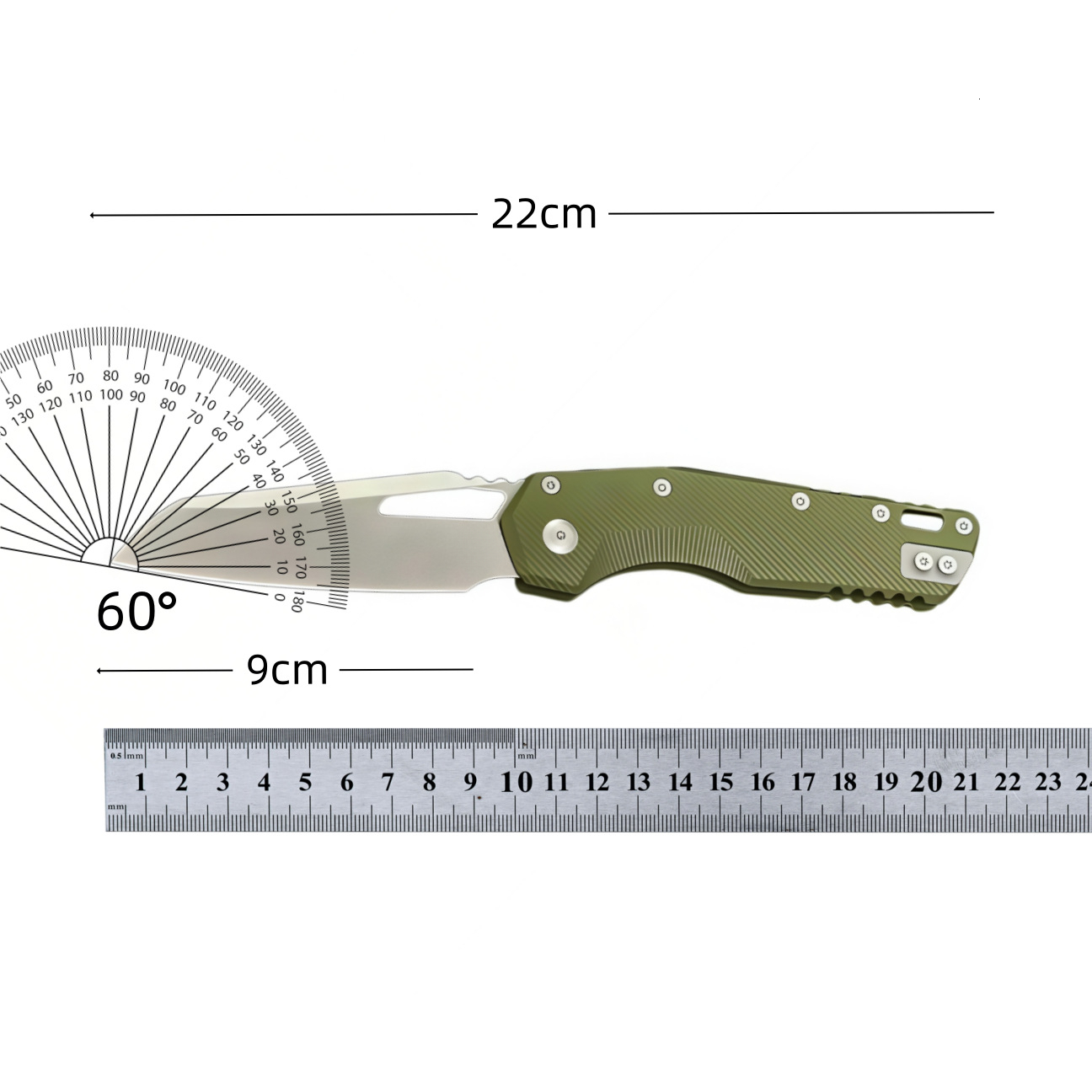 M390MK Steel Daily Carry Folding Knife G10 Handle, Outdoor Camping Wilderness Survival EDC Tactical Hunting Knife Men's Gift