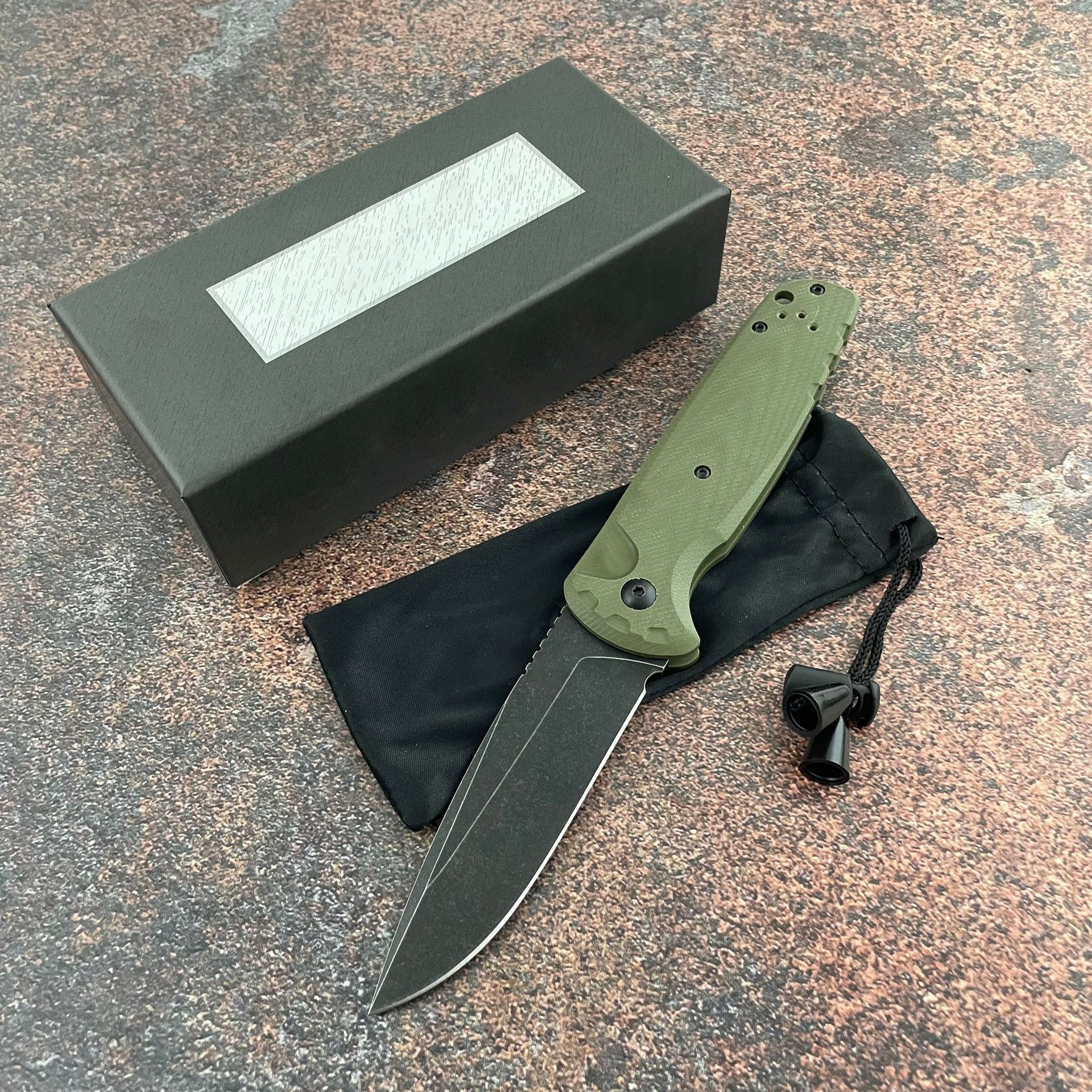 BM 4300 CLA G10 Handle Folding Knife Outdoor Camping Hunting Pocket EDC Tool Knife