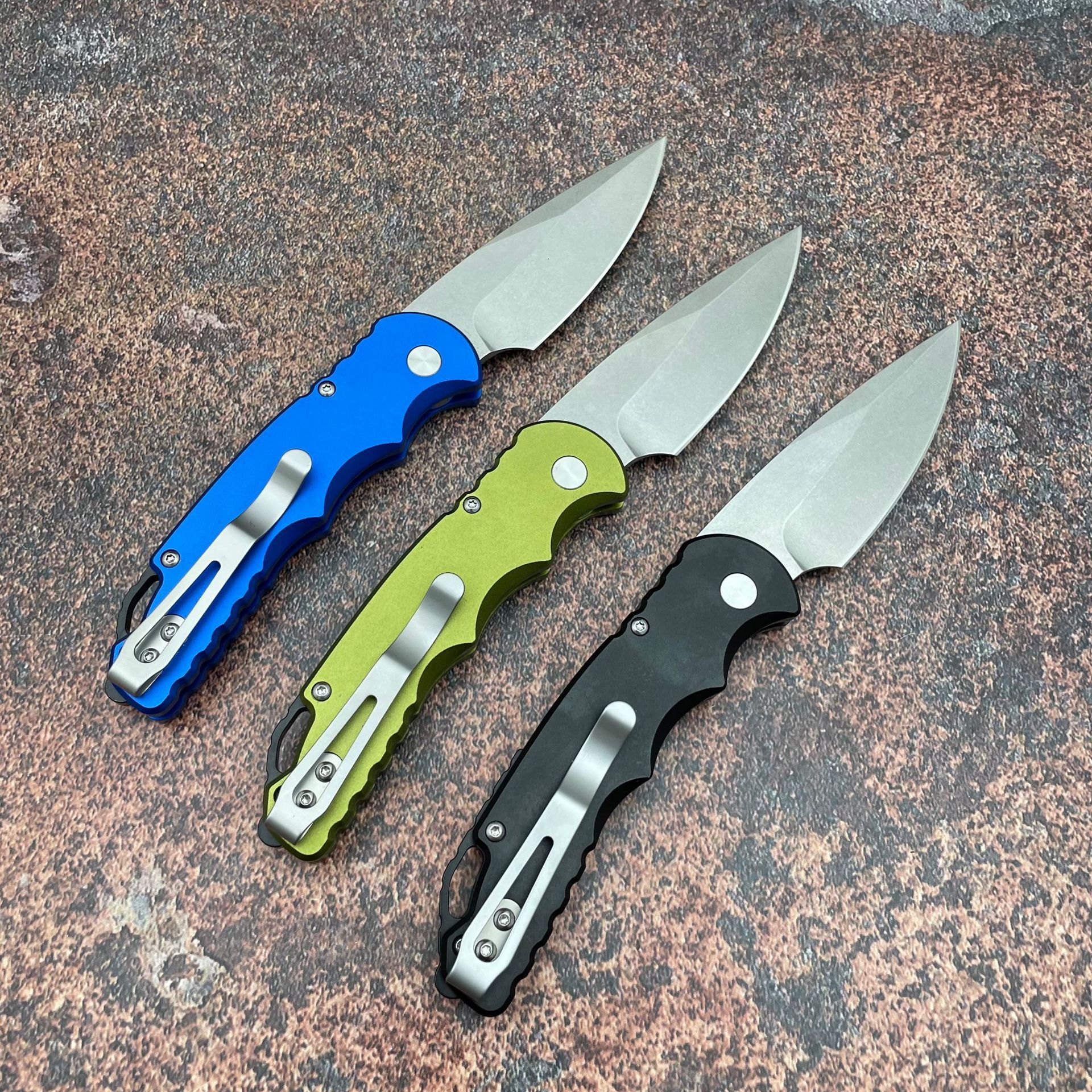 T501 High-Quality Pocket Knife with D2 Blade Aluminum Handle High-Strength Sharp Outdoor Camping Folding Portable Knife
