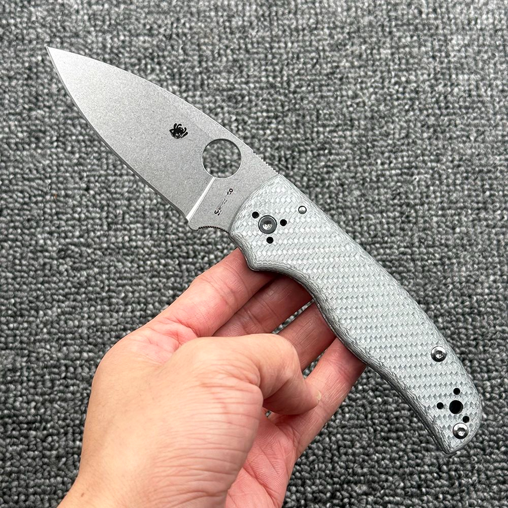 C229 Ceramic Bearing/Carbon Fiber Handle VG10 Blade Folding Outdoor Camping Hunting Tool Knife