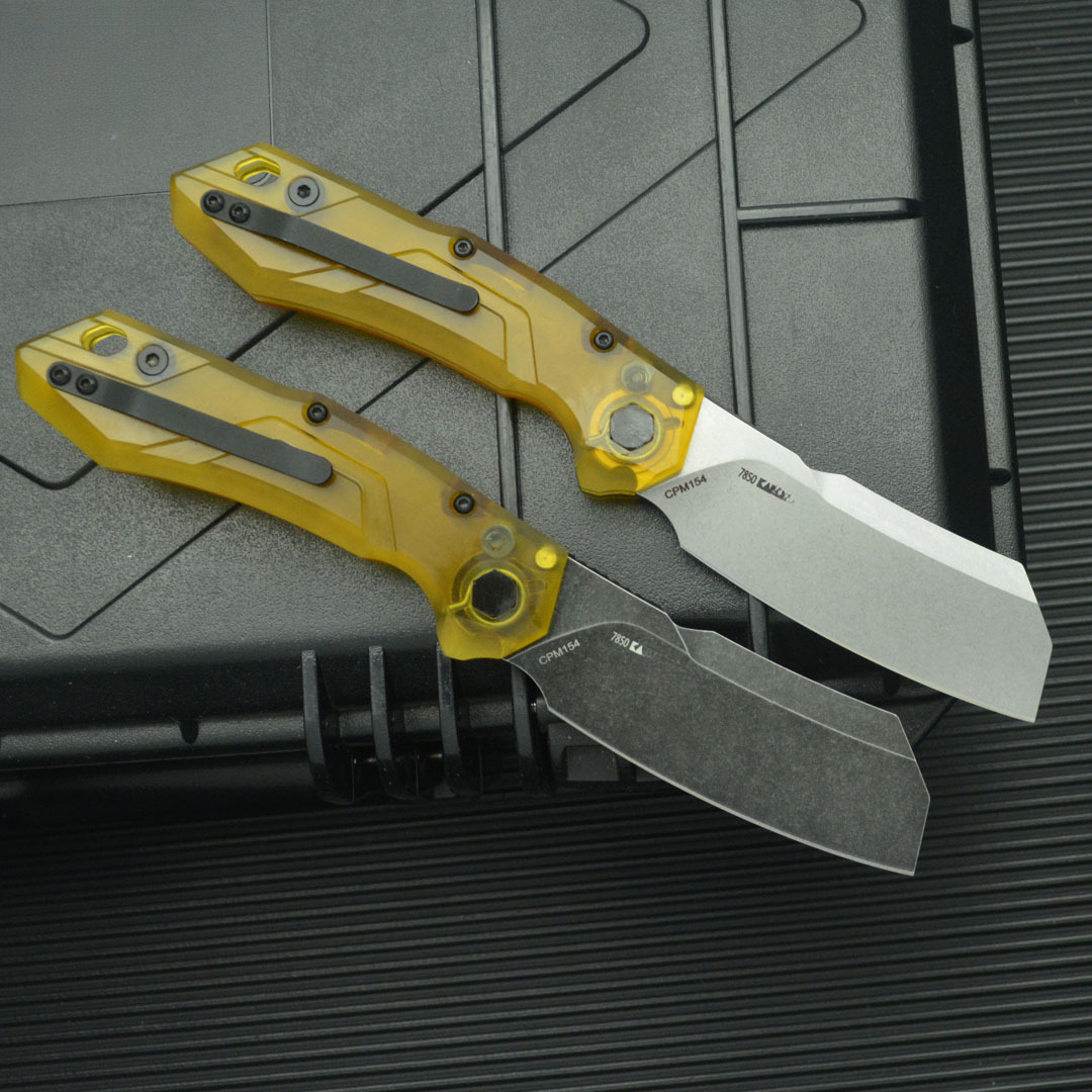 KS 7850 PEI Pocket Knife D2 Blade Suitable for Outdoor Camping Survival in The Wild EDC and Hunting Multi-functional Knife