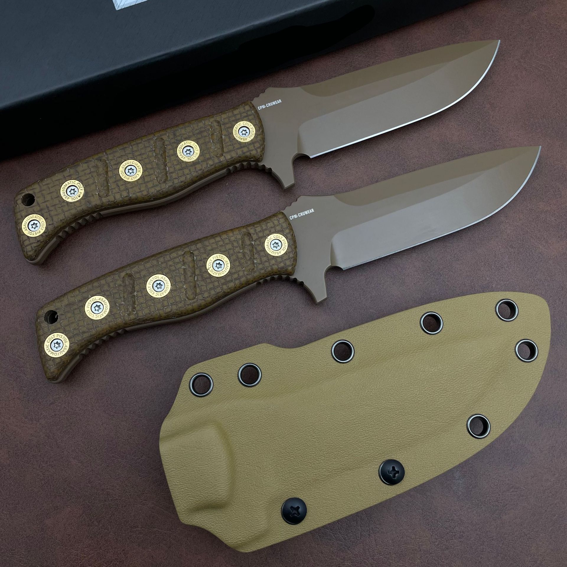 BM 375 Shane Sibert Adamas Fixed Blade Knife Micarta Handle Sheath Outdoor Camping Hunting Pocket EDC Tool Knife
