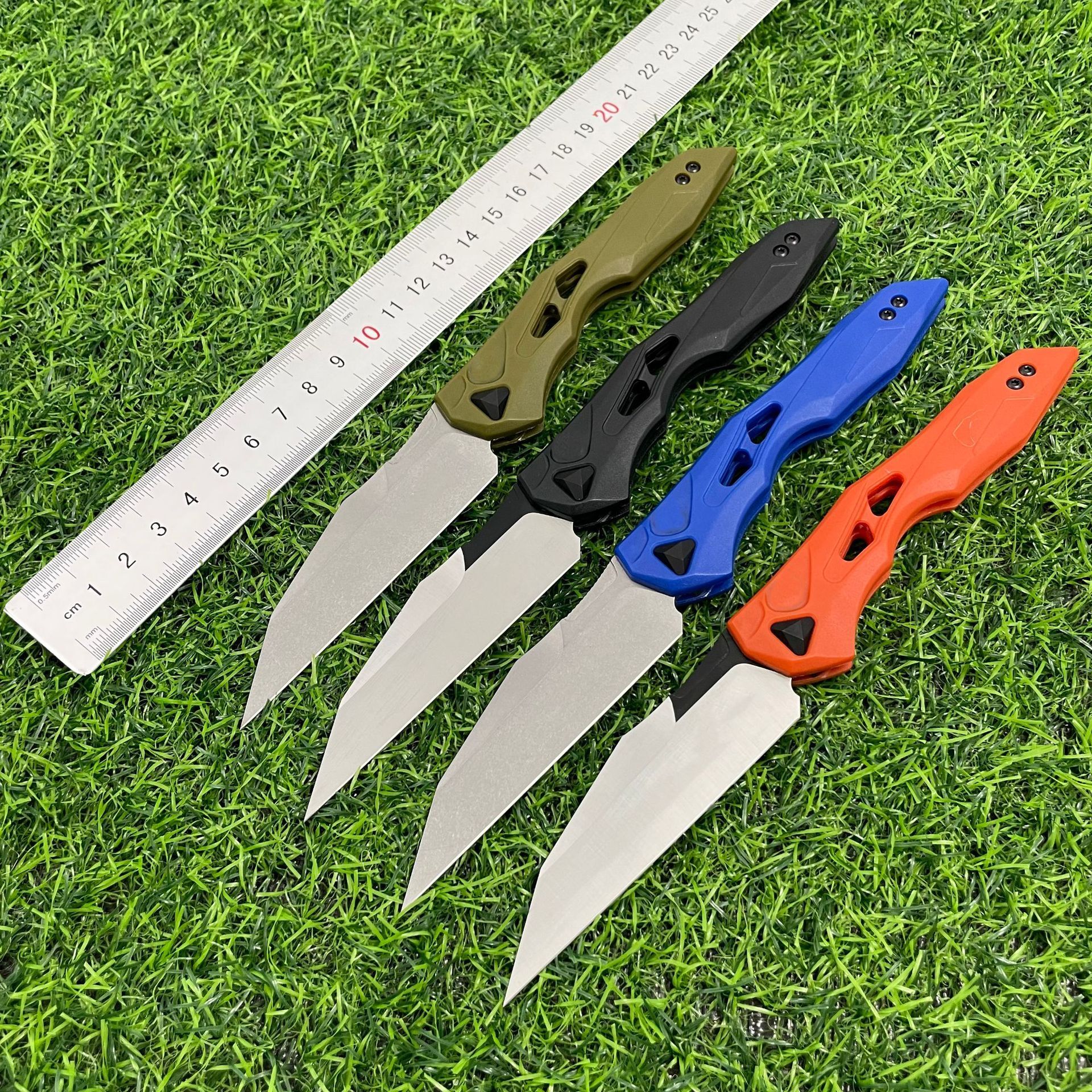 7650 Outdoor FE 034 Folding Pocket Knife CPM154 Blade Nylon fiber Handle Camping Survival Gear and EDC Men's Hunting Knives