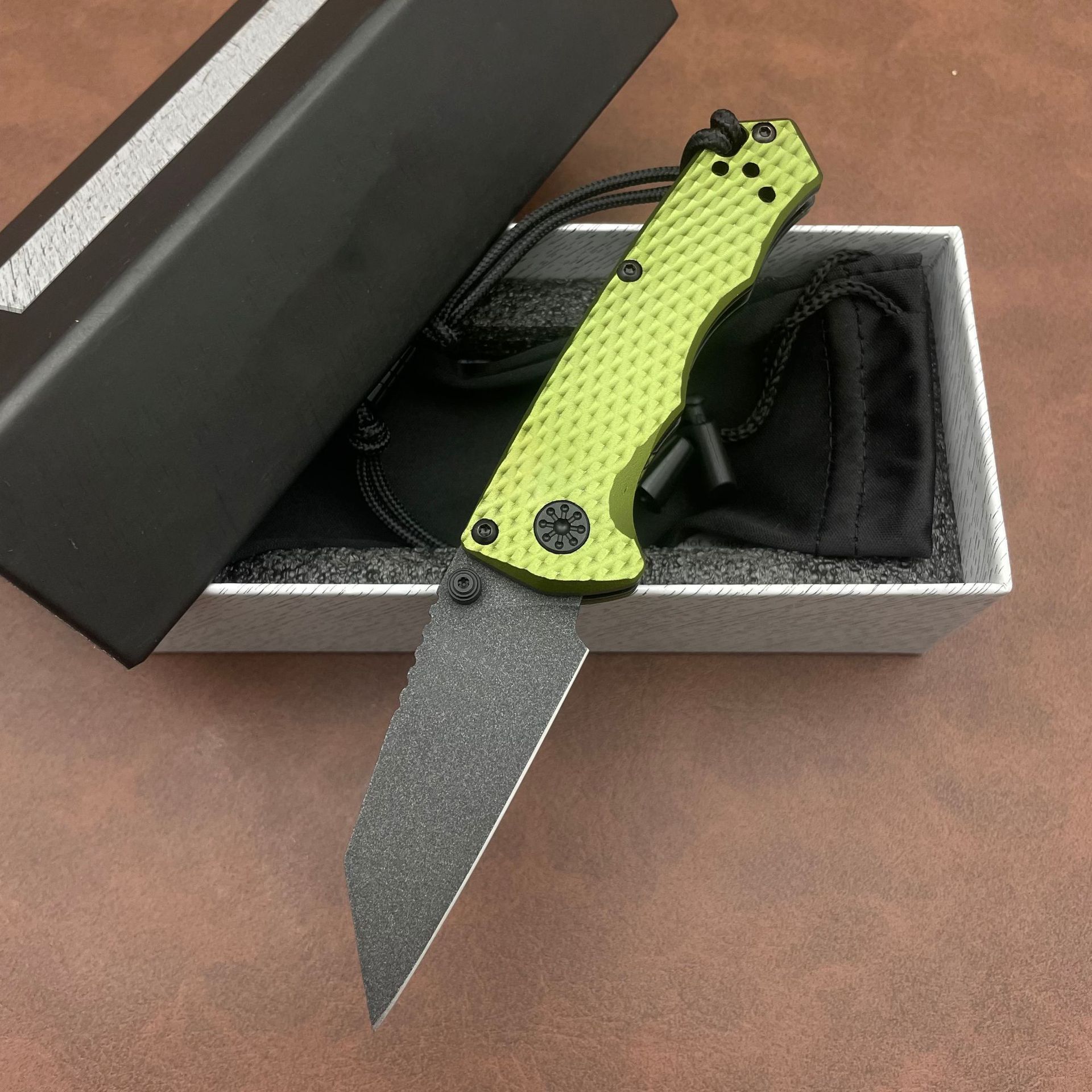 BM 290BK Mini Folding Knife 2.36'' M4 Steel Blade Aviation Aluminum Handle Outdoor Camping Tactical Pocket Knife Pocket Clip