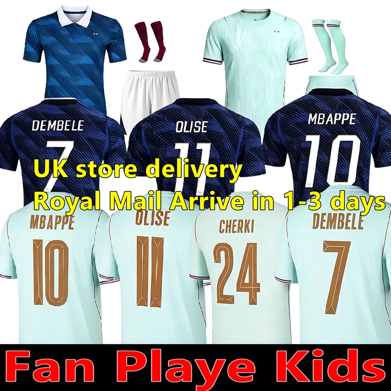 UK Stock Maillot France 2026 World Cup French Soccer Jereys Final BENZEMA GIROUD GRIEZMANN SALIBA PAVARD KANTE POGBA THURAM 26 27 Maillot De Foot