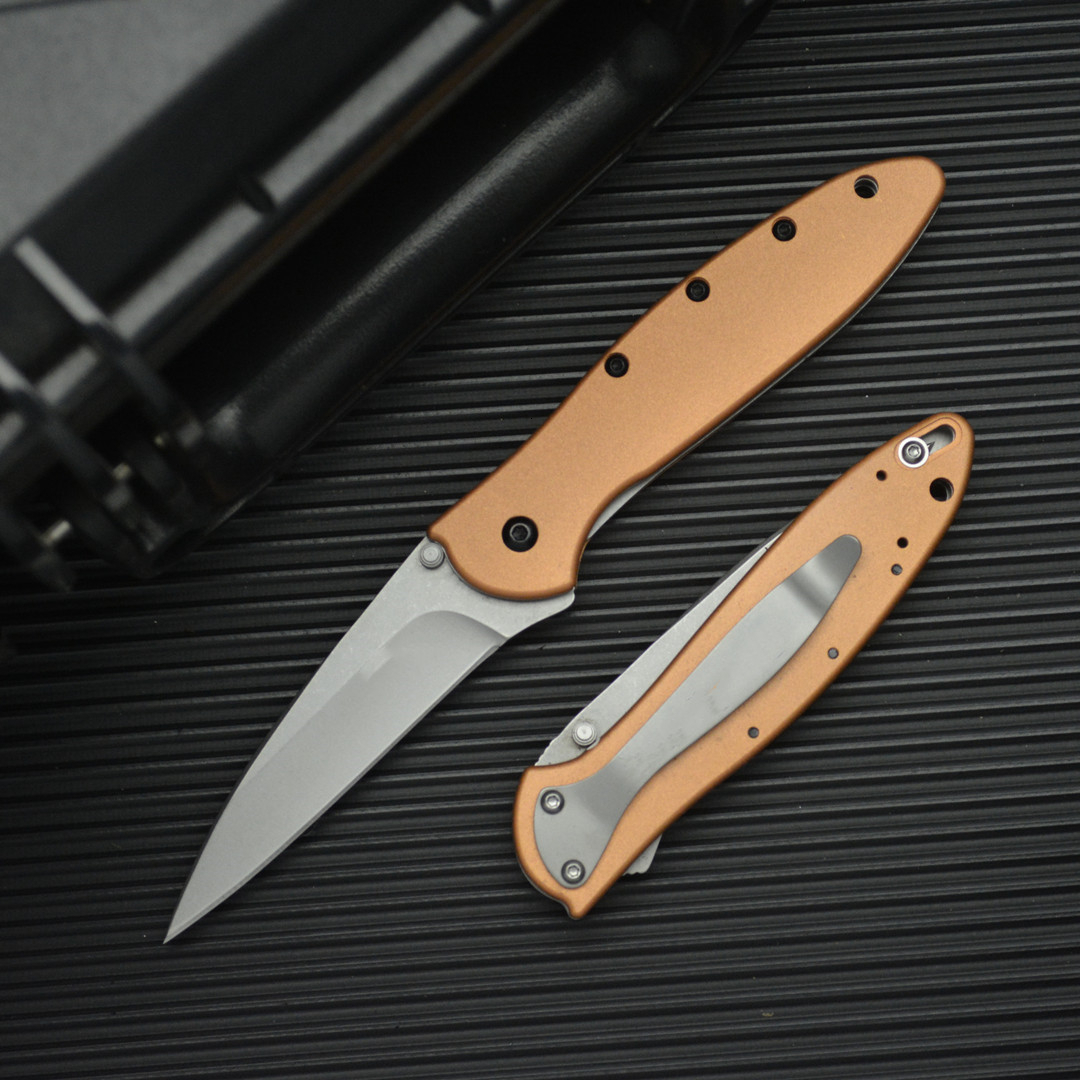 KS 1660 Folding Knife Aluminum Handle Window Breaker Portable Fruit Knife Self-Defense Knife Outdoor Utility Cutting Knife