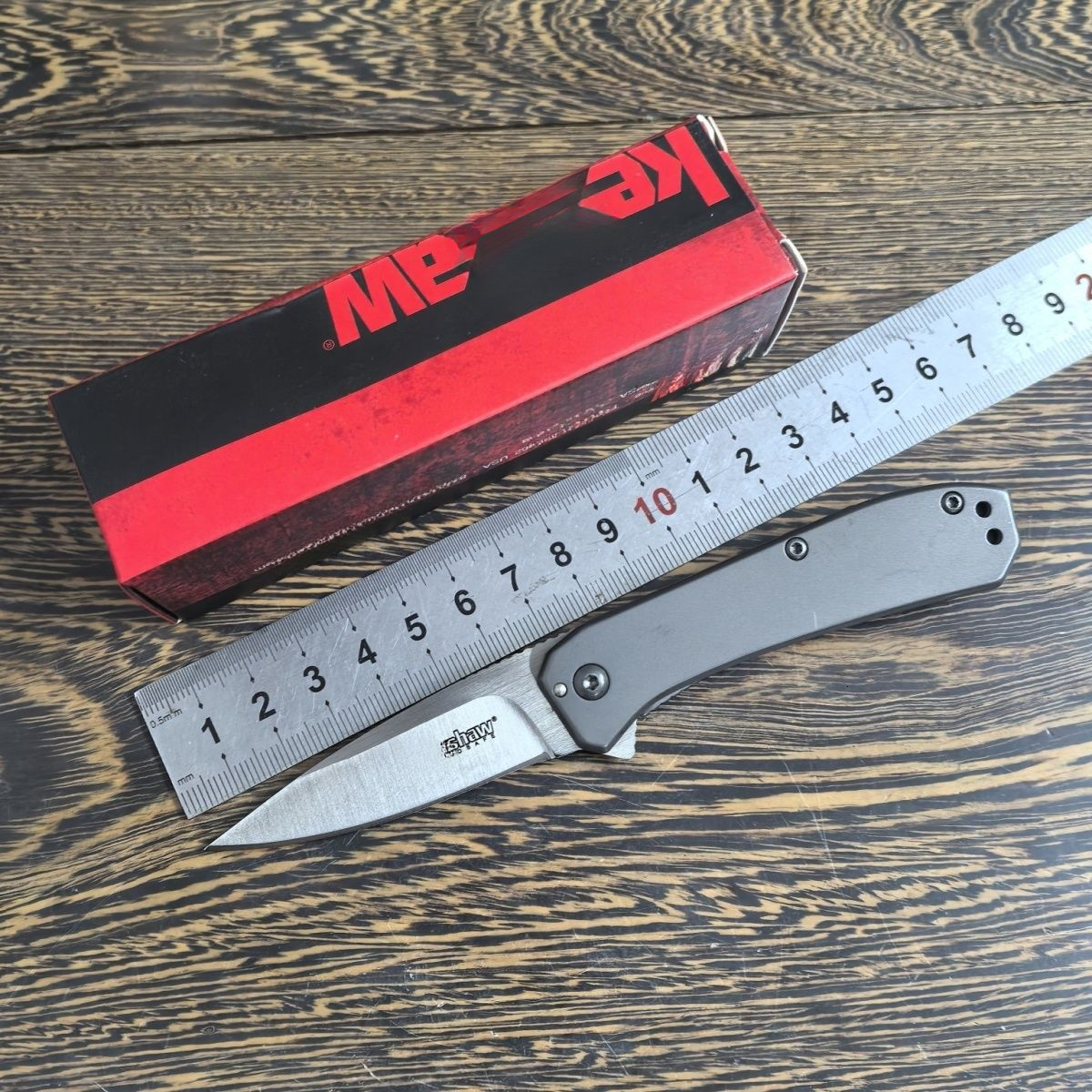 KS 3870 Amplitude Assisted Flipper Knife 8Cr13Mov Blade 420 Steel Gray Handle Self-defense Utility Hunting Folding Knife