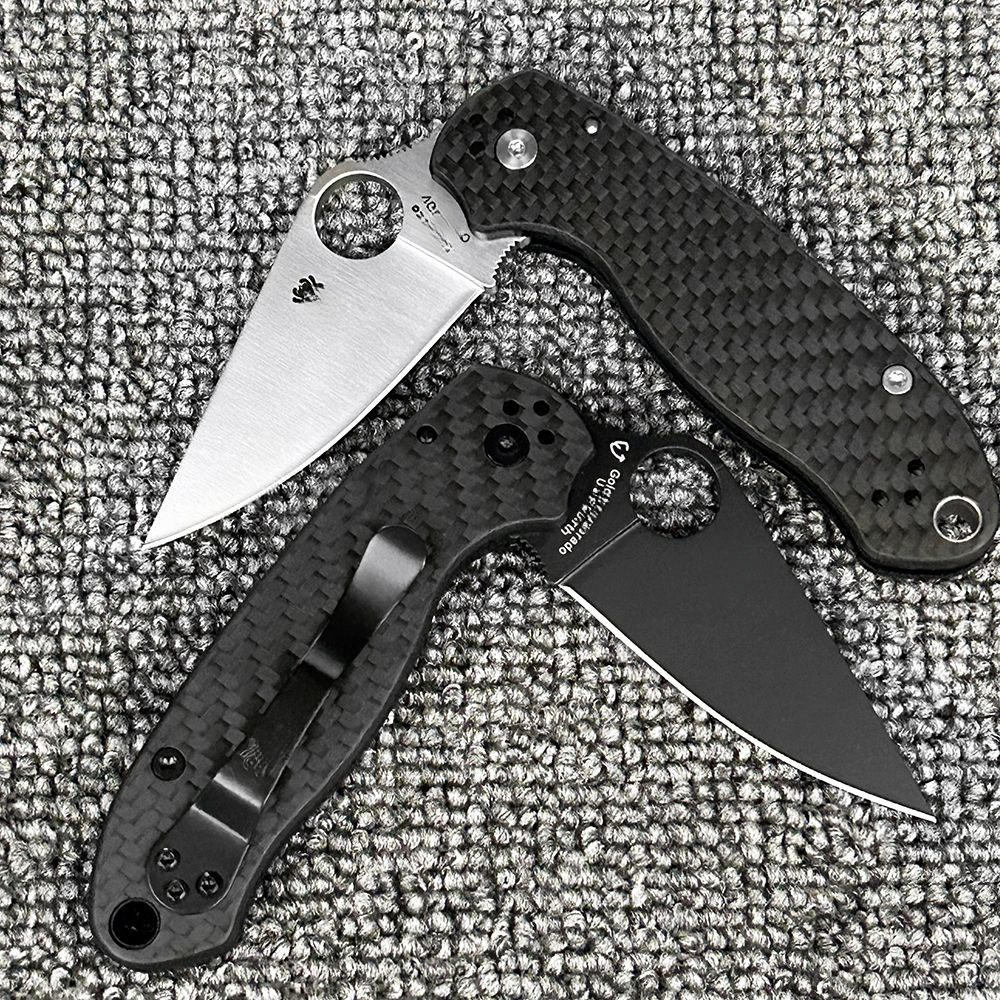C223 Carbon Fiber Bearing Folding Outdoor Camping Hunting Tactical Self-Defense Pocket Tool Knife