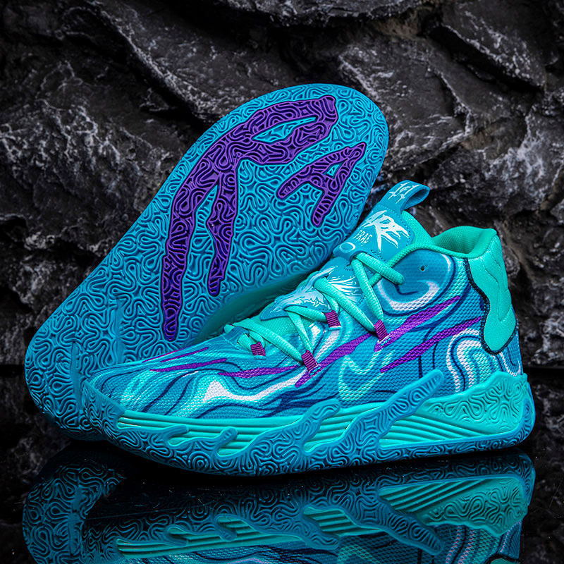 2026 New Spring Triple Ball Generation 3 High - top Basketball Shoes for Students and Teenagers Practical Wear - resistant Sports Shoes.