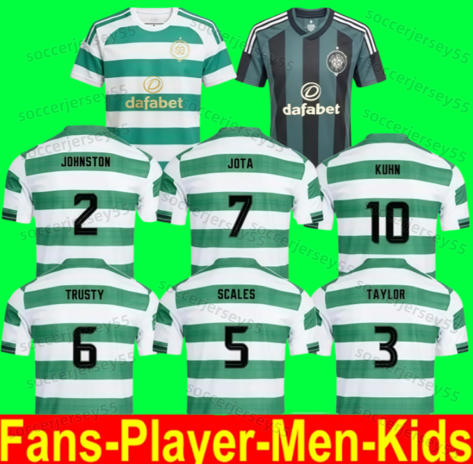 26 27 CeltsS Soccer Jerseys Home Away EDOUARD CelticFc 2026 2027 JOSEPH Football Shirt ELYOUNOUSSI TURNBULL ETI CHRISTIE JOTA GRIFFITHS FORREST GUEYE