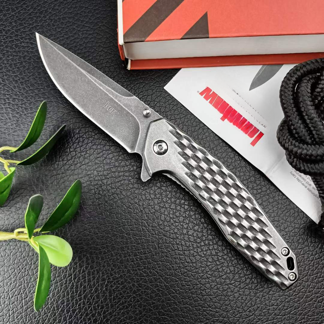 1353 Multi-functional Folding Knife with 8Cr13Mov Blade 420 Steel Handle Sharp for Cutting in Outdoor Jungle Exploration Fishing