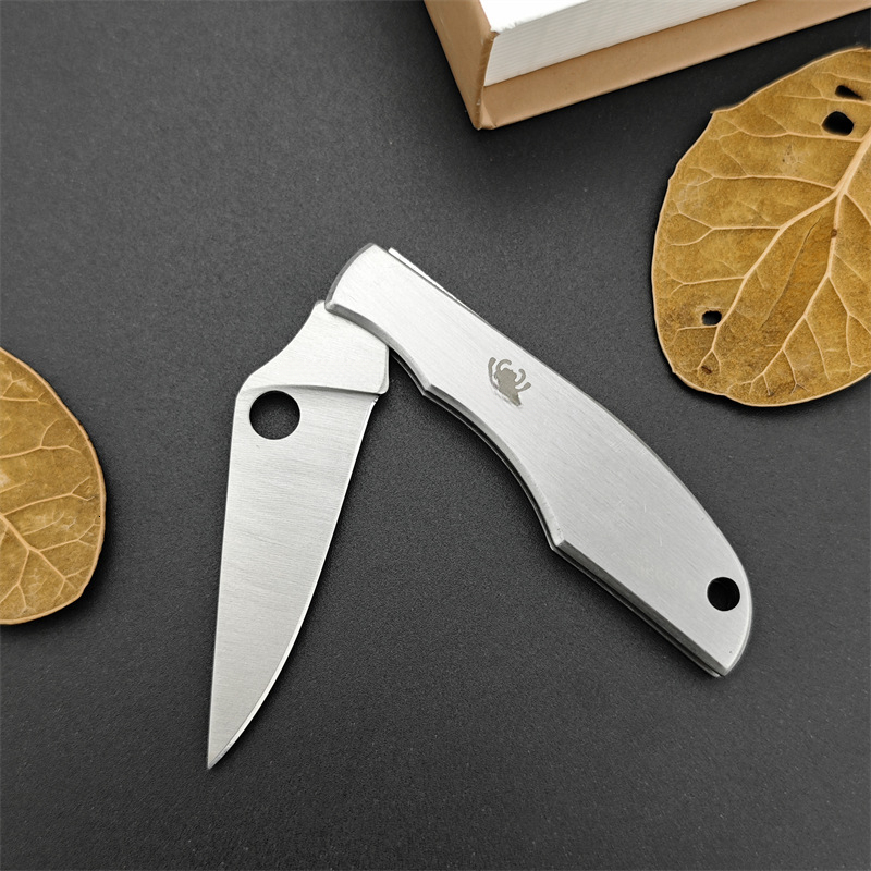 Outdoor High Hardness 420 Steel Wilderness Survival Folding Camping Portable EDC Fruit Knife
