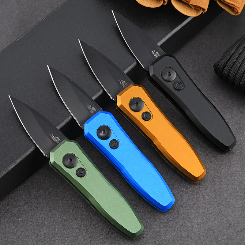 KS 7500 Mini Folding Knife 8Cr18Mov Steel Blade Aluminum Alloy Handle Outdoor Camping Survival Tactics EDC Hunting Knife