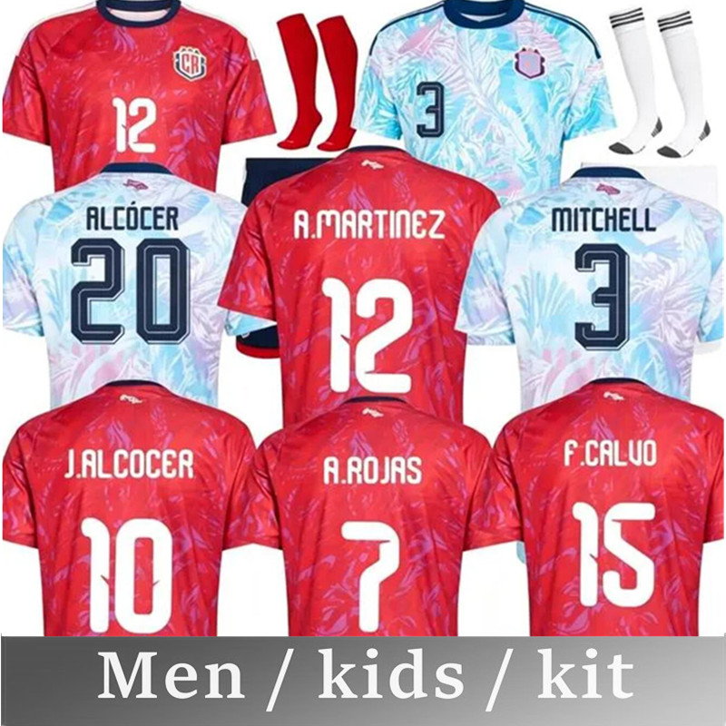 2026 Costa Rica Jersey Soccer Jerseys football shirt 2026 2027 Home away Football kit Camisetas de Futbol men Kids Kit uniforms set tops