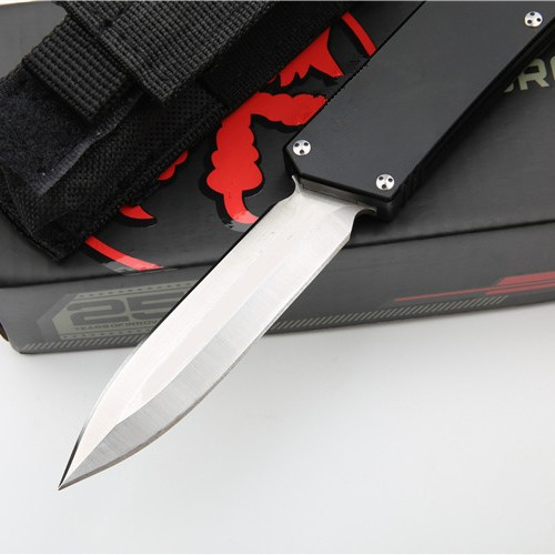 Outdoor EDC Knife,Aluminum Alloy Handle, D2 Steel Blade, Portable Survival Knife for Camping Hiking Travel