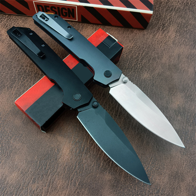 KS 2038 Aluminum Folding Knife with D2 Steel Blade A Lightweight and Durable Fishing Knife for Outdoor Emergencies