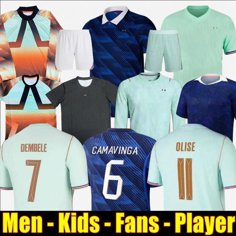 France world cup 2026 jersey goalkeeper long sleeve special home away Kids kit 25 26 MAIGNAN DEMBELE EKITIKE DOUE OLISE retro Maillot de football shirt CAMAVINGA