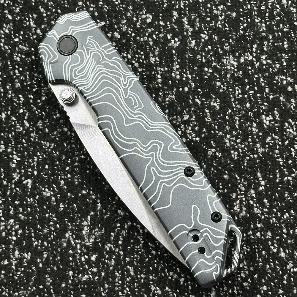 2038 CPM-D2 Blade Folding Pocket Outdoor Camping Survival Knife Tactical Hunting Portable Utility Fruit Self-defense Knives EDC Tools