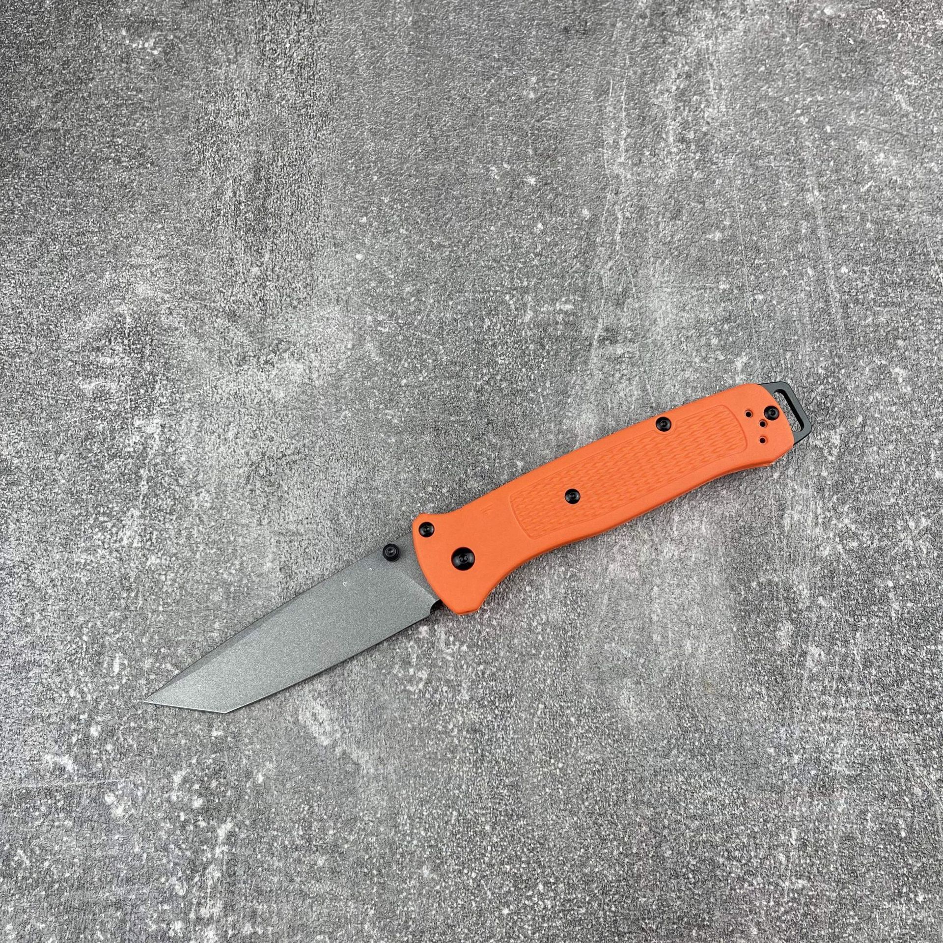 537 Bailout BM Knife Self Defense Pocket Knives Outdoor EDC Survival Flipper Folding Knife Camping Hunting Tool Nylon Handle