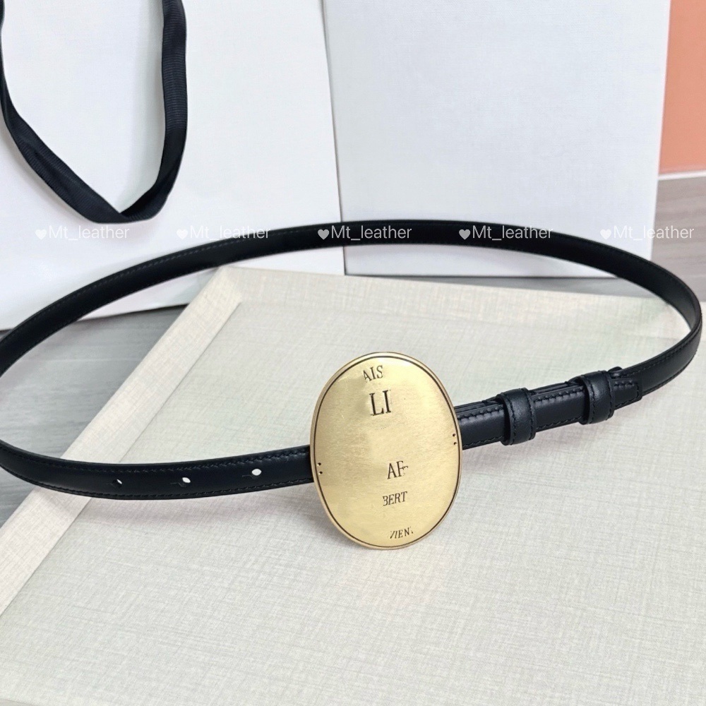 2026 New belt Designer Women Belt Fashion Big Buckle Thin Belt width 1.3cm Retro collar buckle women hight quality genuine leather belt with gift box women luxury belt