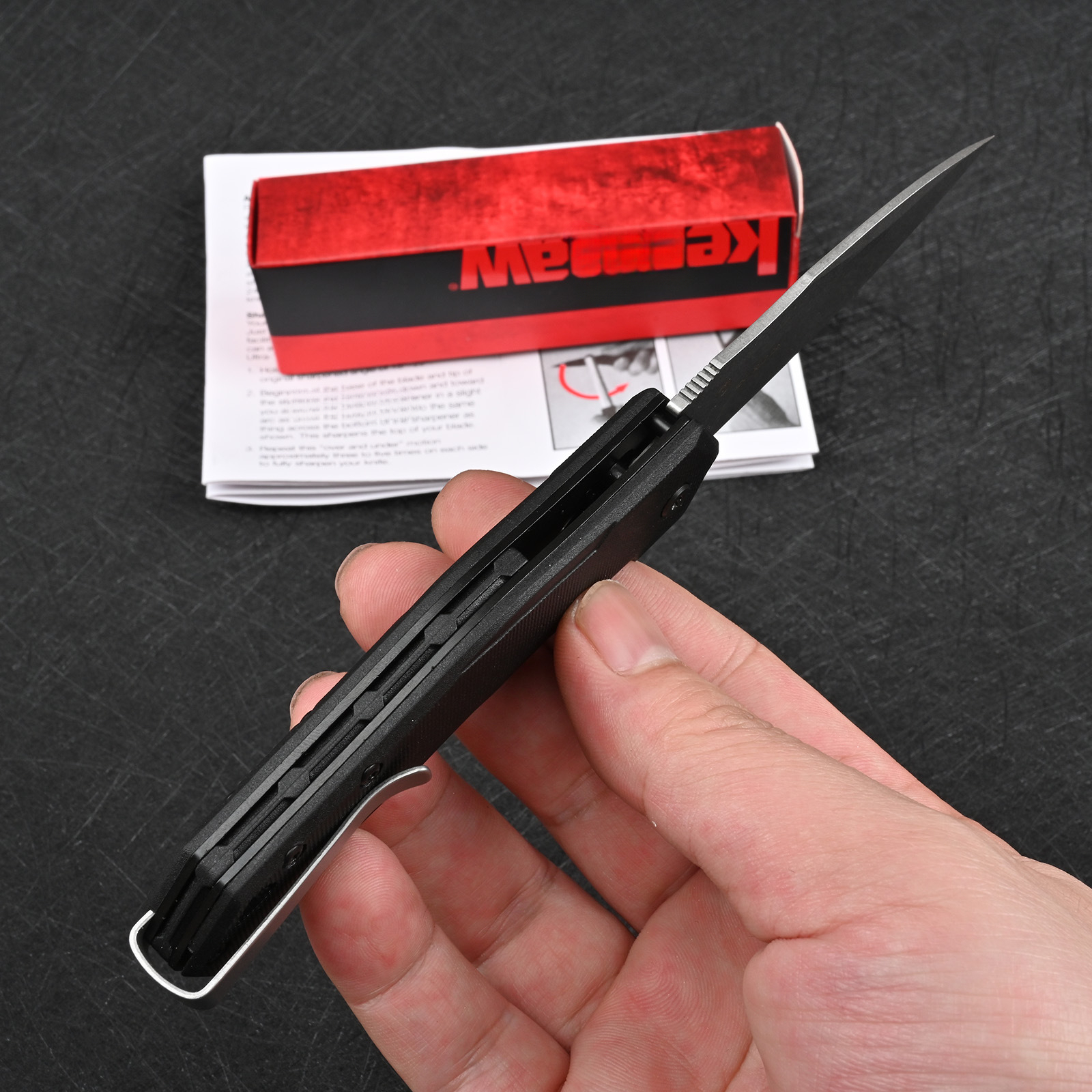 Hot Outdoor 2041 Pocket Folding Knife Nylon Fiberglass Handle D2 Steel Blade Multi-Purpose Tool Fishing Camping Survival Knife