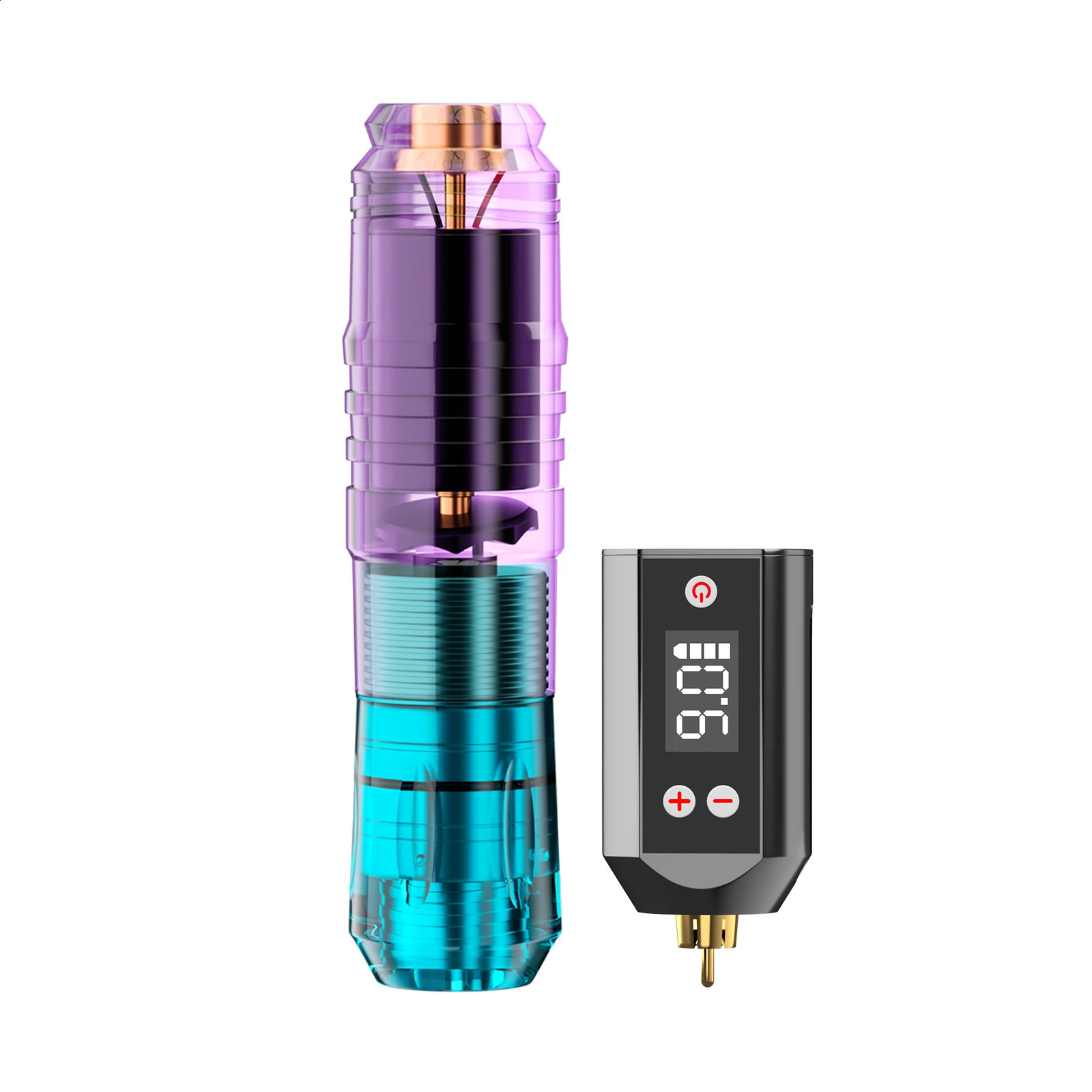LASTJUDG Tattoo Kit Lightweight Tattoo Pen Kit For Permanent Makeup Tattoo Machine Kit Wireless Tattoo Power Supply Tattoo Kit 260424
