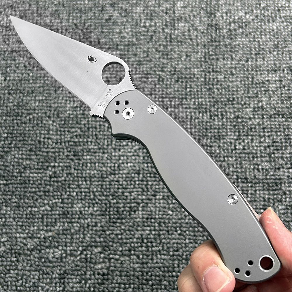 C81 Titanium Alloy Bearing Folding High Hardness Outdoor Camping Wilderness Survival Pocket Tool Knife