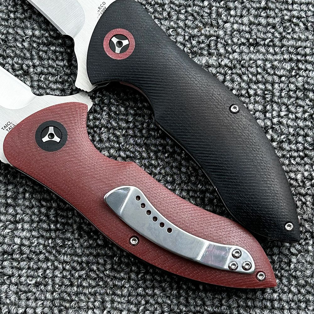 C187 G10 handle folding for outdoor camping, wilderness survival, high hardness pocket tool knife
