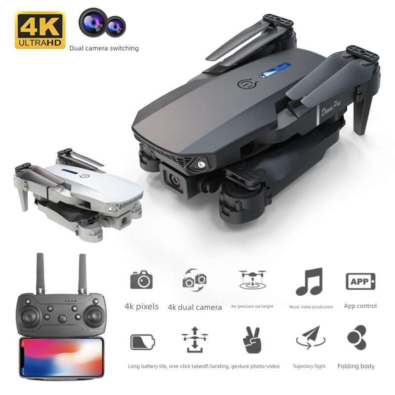 Foldable E88pro RC Drone, HD Aerial Photography Quadcopter, Altitude Hold, Long Endurance, Portable Beginner Aircraft, Kids Outdoor Remote Control Toy
