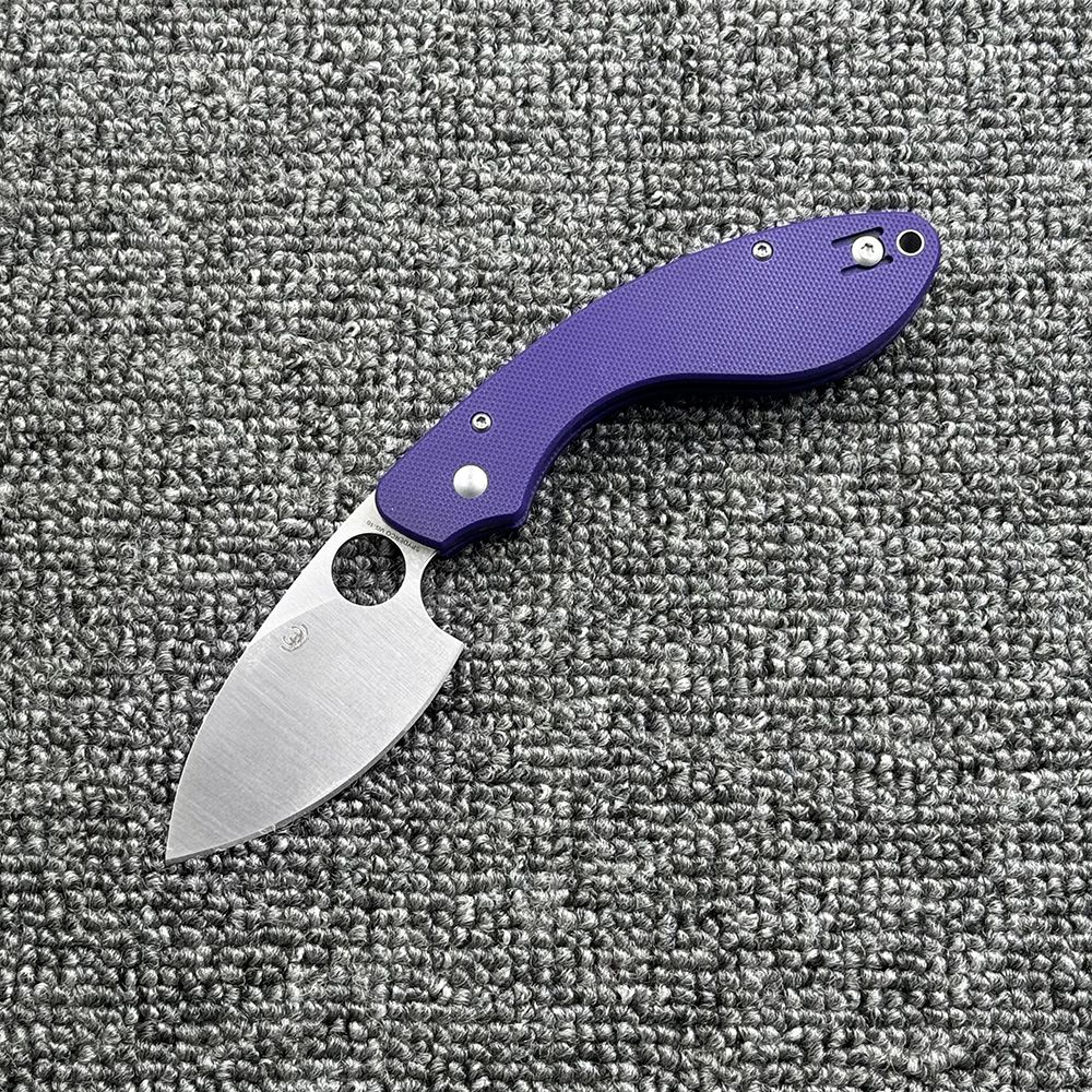 C207 G10 Handle Folding Outdoor Camping Wilderness Survival High Hardness Pocket Tool Knife