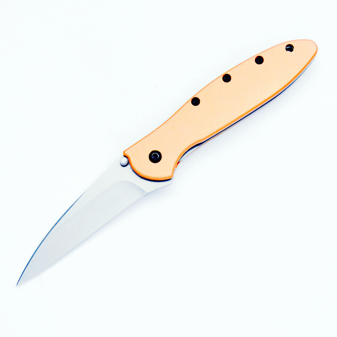 KS 1660 Folding Knife Aluminum Handle Window Breaker Portable Fruit Knife Self-Defense Knife Outdoor Utility Cutting Knife