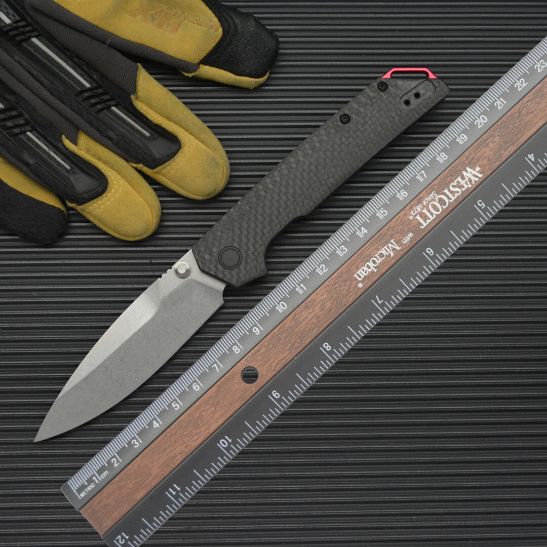 KS2038 m390 steel Carbon fiber outdoor camping Hunting survival tactical Gear EDC Defense utility pocket knife