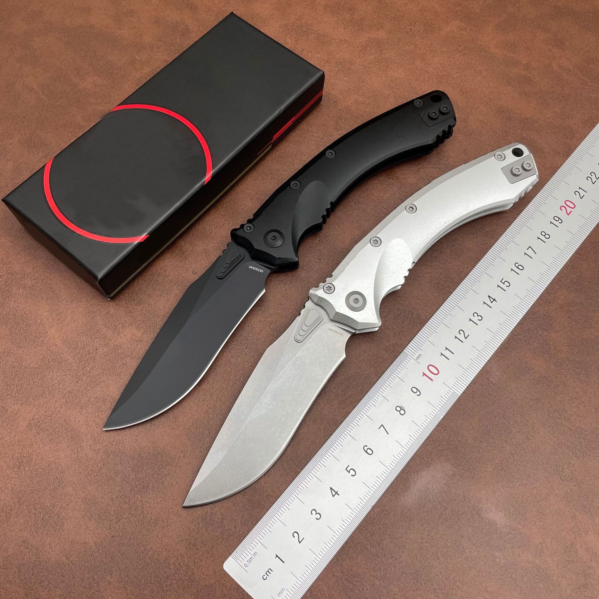 Aluminum Handle Mark M390MK Blade Outdoor Camping Hunting Kitchen Survival EDC Tool Folding Knife