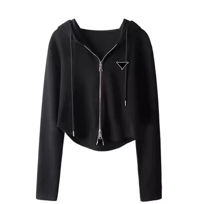 Designers High Quality Womens Hoodies Jackets with Zipper Women Slim Hoodie Sweatshirt Brands Tops Spring Autumn Cotton Top Size S-XL Wholesale