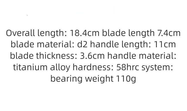 C223 titanium alloy field camping portable folding knife household folding knife