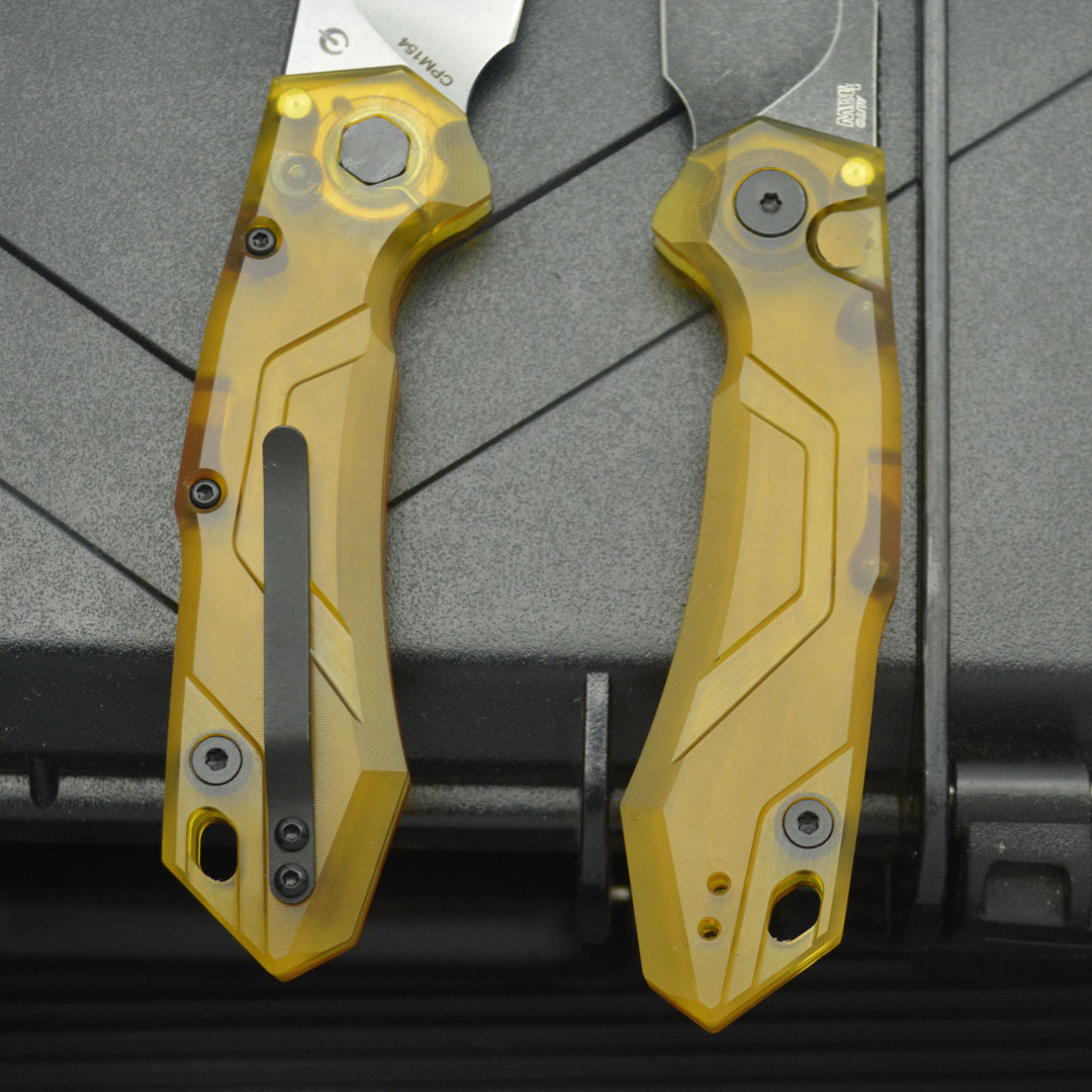 KS 7850 PEI Pocket Knife D2 Blade Suitable for Outdoor Camping Survival in The Wild EDC and Hunting Multi-functional Knife