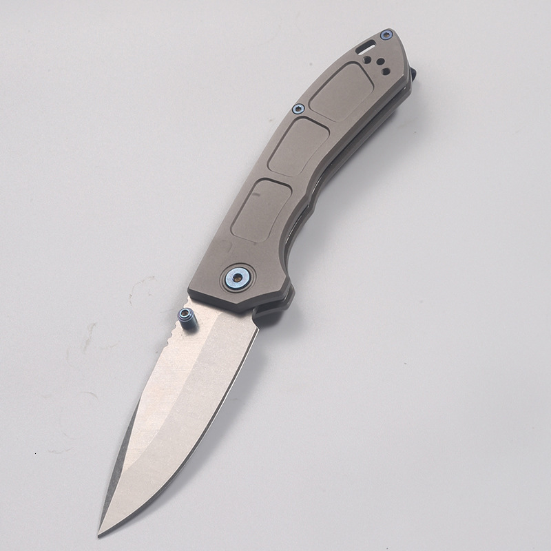 BM 748 Narrows Titanium M390 Blade Folding Knife Outdoor Camping Hunting Pocket EDC Utility Knife