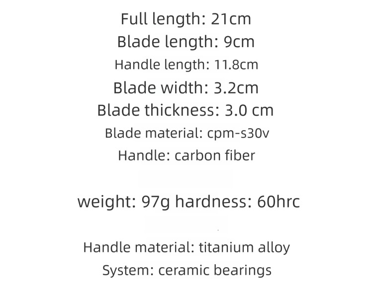 C241 Carbon Fiber Handle Folding High Hardness Outdoor Camping Wilderness Survival Pocket Tool Knife