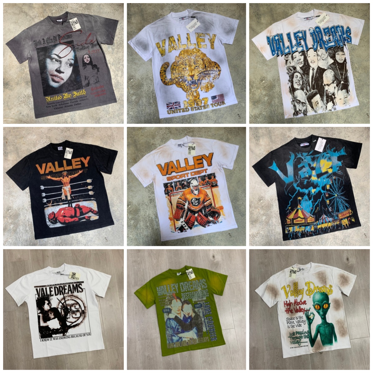 Men's T Shirts Big Graphic Oversized Tops Haruku Vintage Gothic American Wash Cotton Short Sleeve Shirt Men Clothing