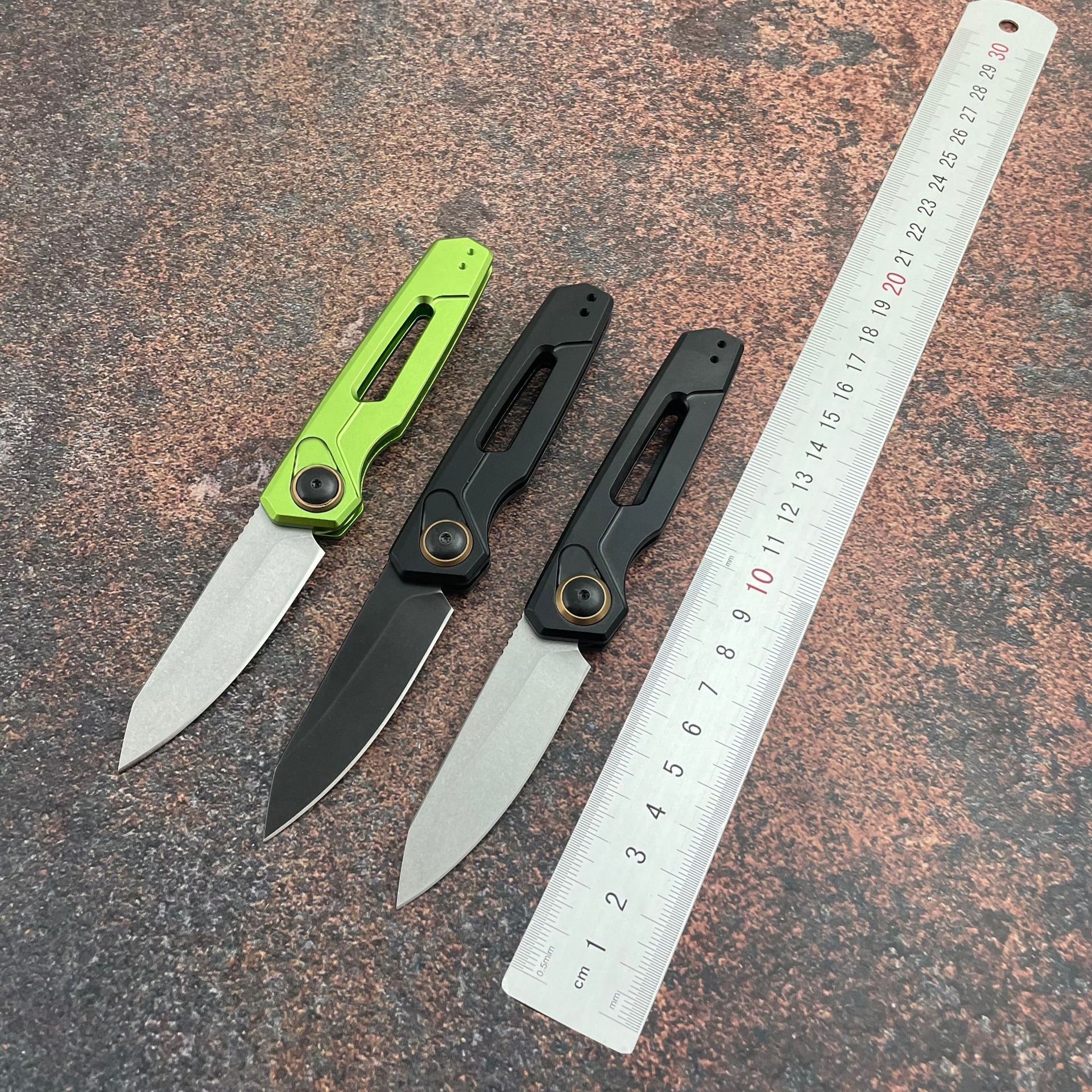 KS 7550 High-Quality T6 Aluminum Handle Outdoor Camping EDC Tactical Hunting Knife Adventure Survival Tool Men's Gift Pocket Knife