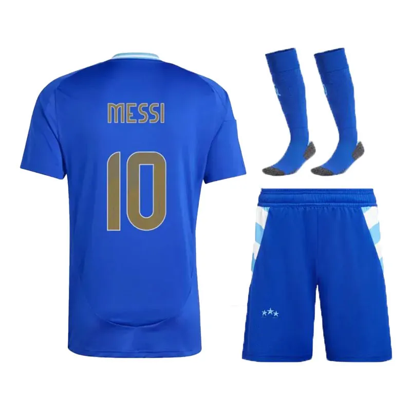 26-27 World Cup Miami football jersey Messi No10 childrens set Argentina national team training uniform