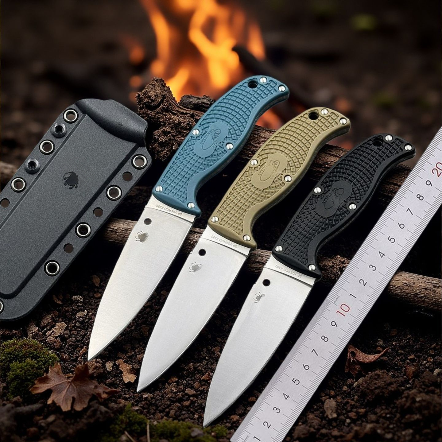 FB31 Outdoor Survival Camping High Hardness Tactical Small Straight Portable Fishing Knife