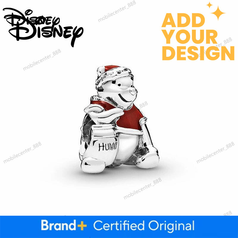 Designer Disney Jewelry 925 Silver Disney Pendant Mickey Winnie Cute Series Charms Beads Fit Bracelet Necklace Women DIY Festival Luxury Jewelry Gifts - view 6